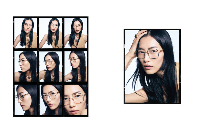 Liu Wen featured in  the Chanel Eyewear advertisement for Spring/Summer 2024