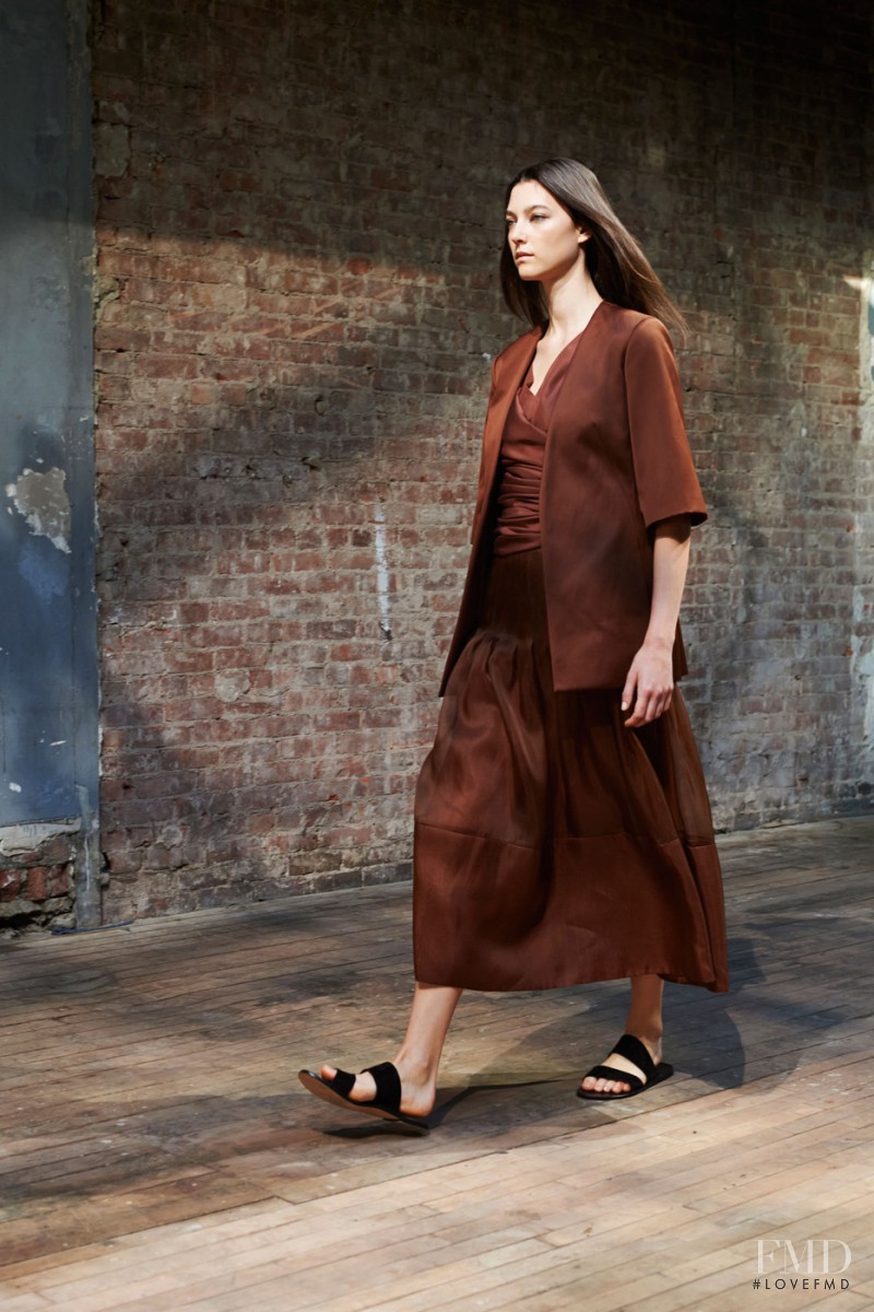 Stephanie Joy Field featured in  the The Row fashion show for Spring/Summer 2015