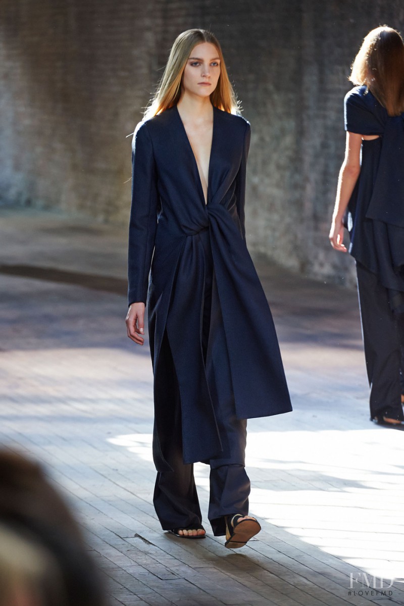 Leandra Martin featured in  the The Row fashion show for Spring/Summer 2015