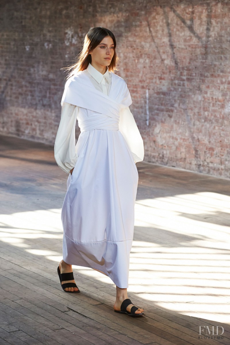 Giuliana Caramuto featured in  the The Row fashion show for Spring/Summer 2015