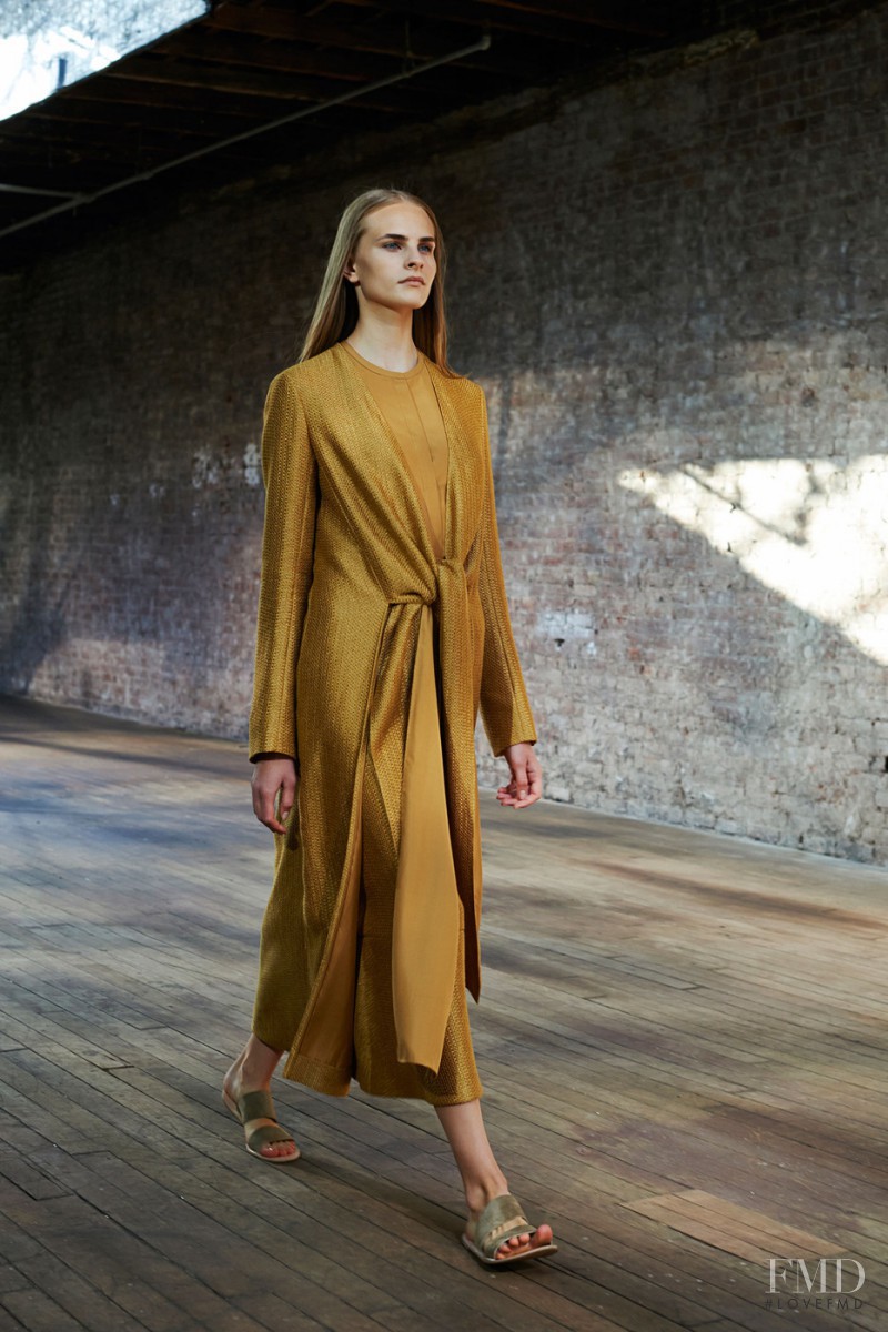 Kristina Petrosiute featured in  the The Row fashion show for Spring/Summer 2015