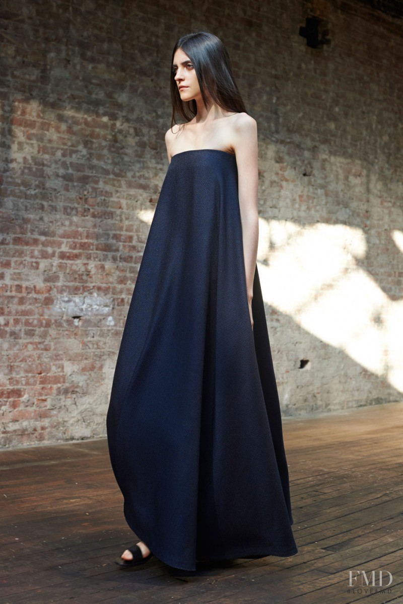 Serena Archetti featured in  the The Row fashion show for Spring/Summer 2015