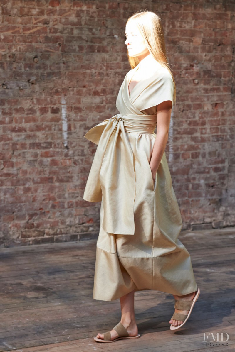 Lynn Palm featured in  the The Row fashion show for Spring/Summer 2015