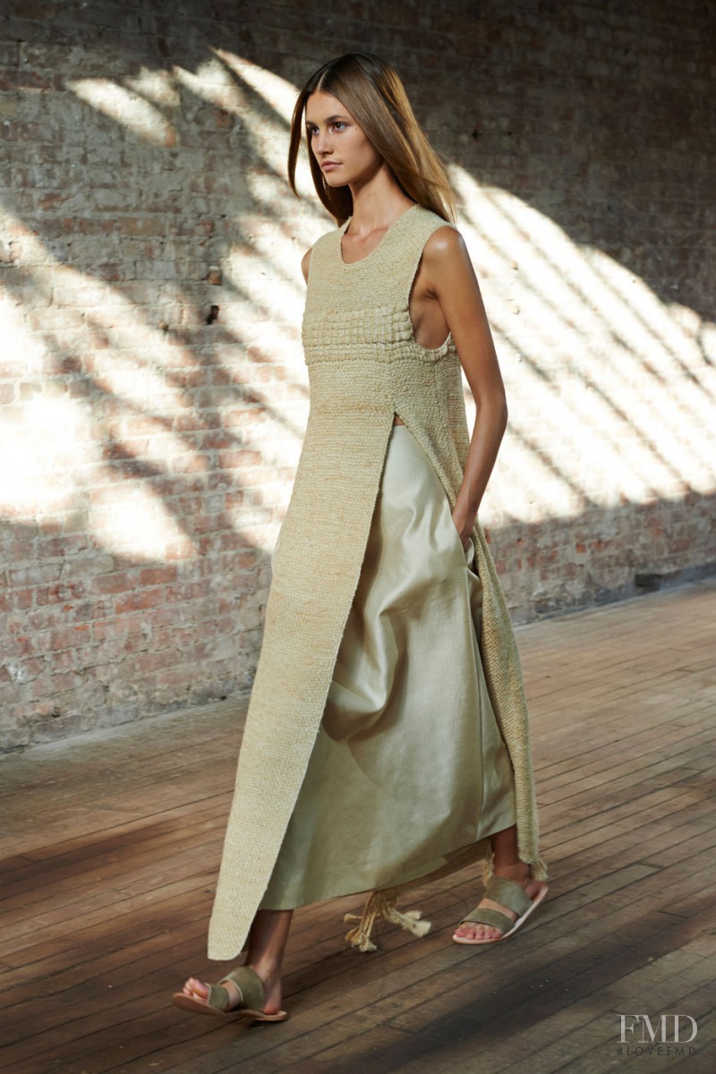 Madi Fogg featured in  the The Row fashion show for Spring/Summer 2015