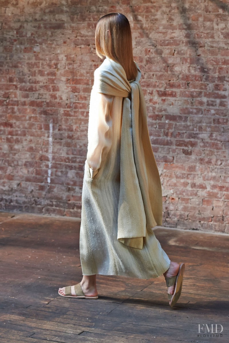 Cassi van den Dungen featured in  the The Row fashion show for Spring/Summer 2015