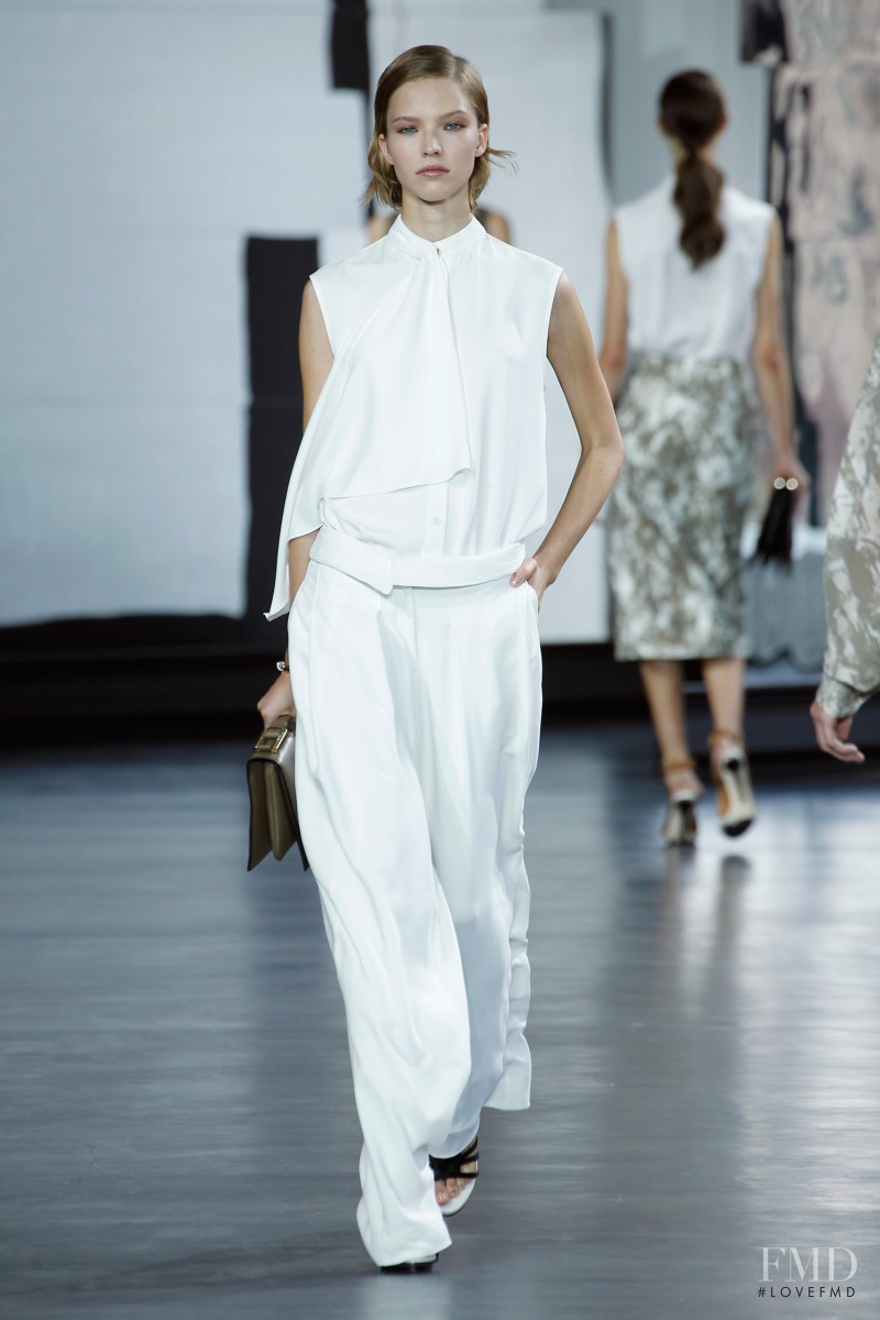 Sasha Luss featured in  the Jason Wu fashion show for Spring/Summer 2015