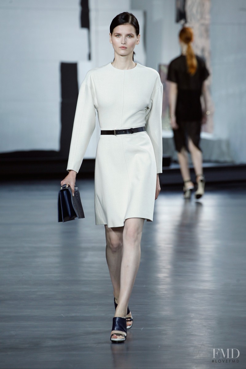 Katlin Aas featured in  the Jason Wu fashion show for Spring/Summer 2015