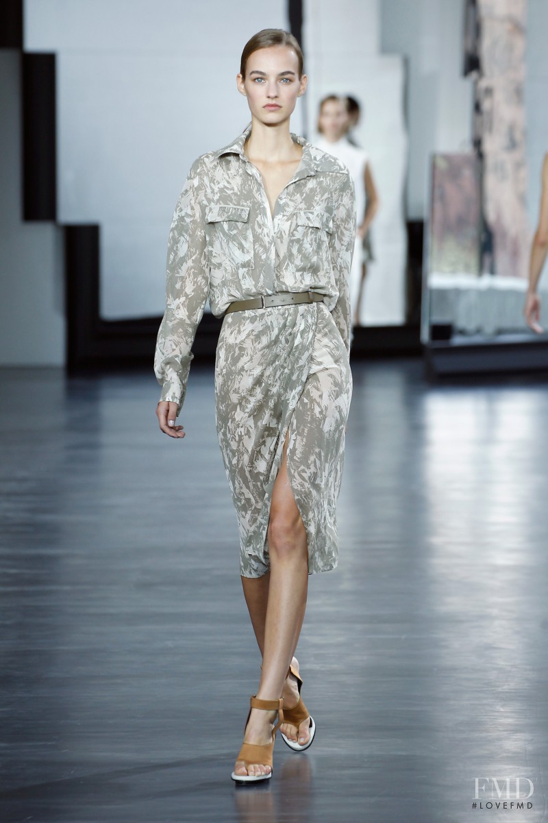 Maartje Verhoef featured in  the Jason Wu fashion show for Spring/Summer 2015