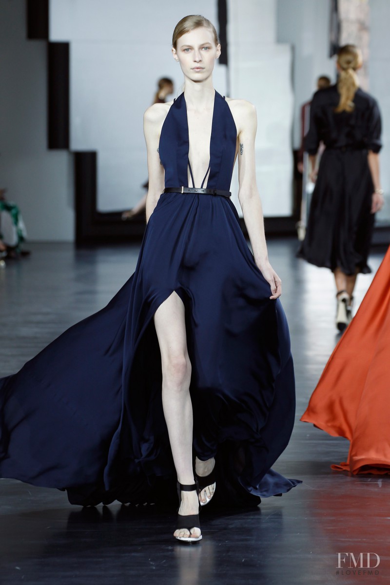 Julia Nobis featured in  the Jason Wu fashion show for Spring/Summer 2015
