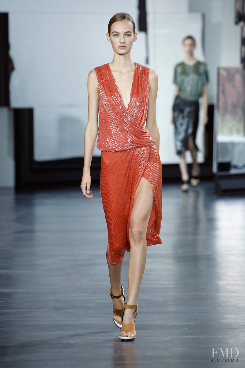 Maartje Verhoef featured in  the Jason Wu fashion show for Spring/Summer 2015