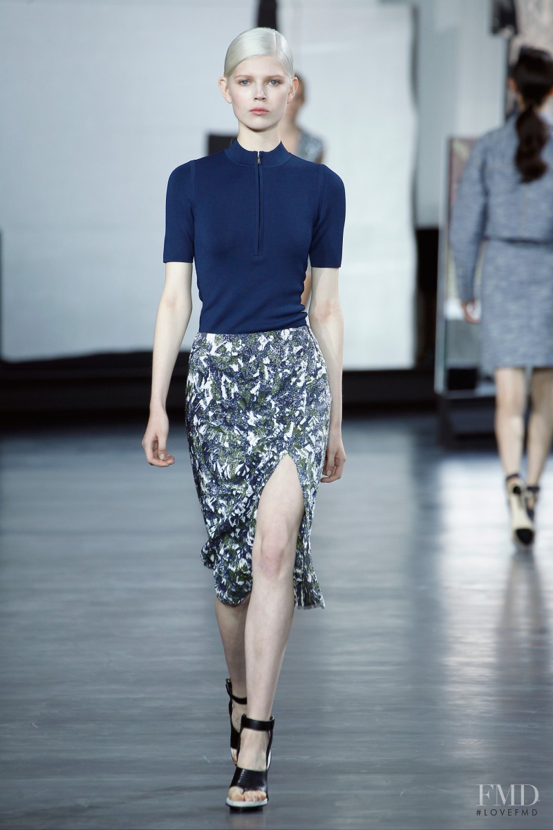 Ola Rudnicka featured in  the Jason Wu fashion show for Spring/Summer 2015