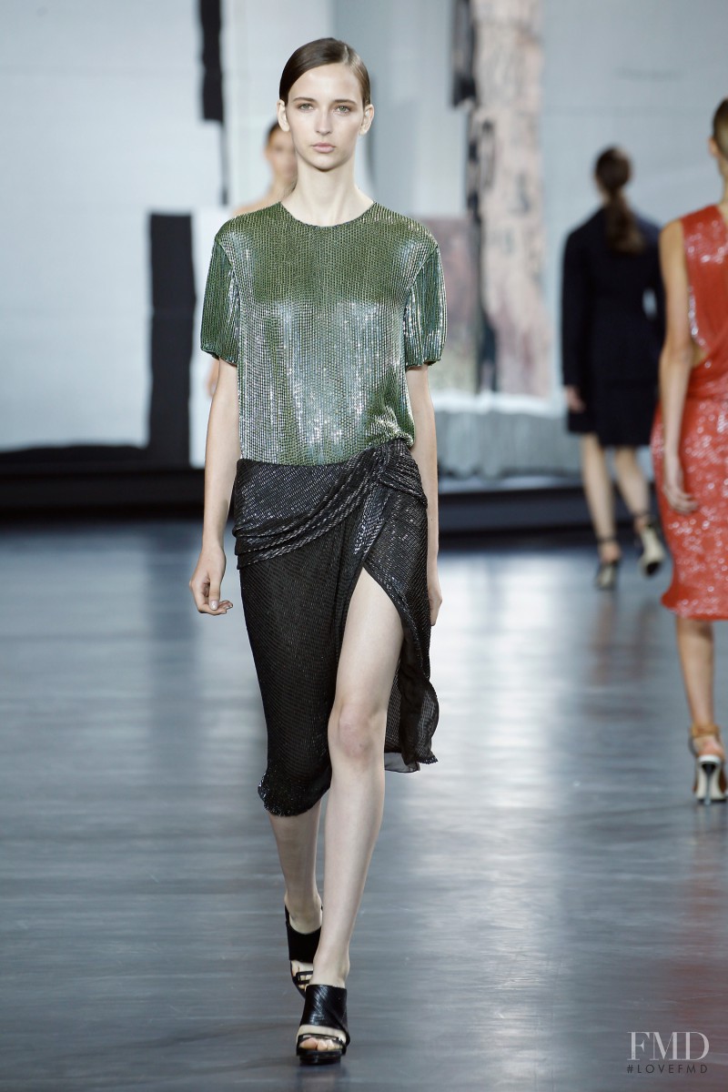 Waleska Gorczevski featured in  the Jason Wu fashion show for Spring/Summer 2015