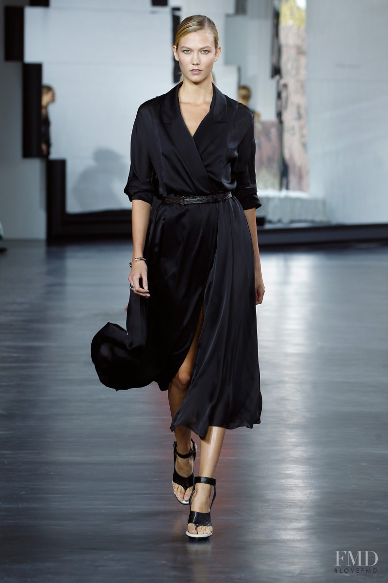 Karlie Kloss featured in  the Jason Wu fashion show for Spring/Summer 2015