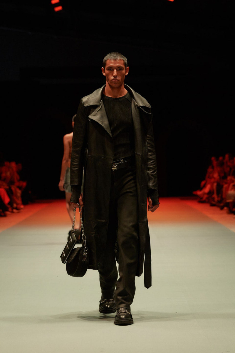 Allan Urbano featured in  the Toronero Toronero x Mykita fashion show for Spring/Summer 2024