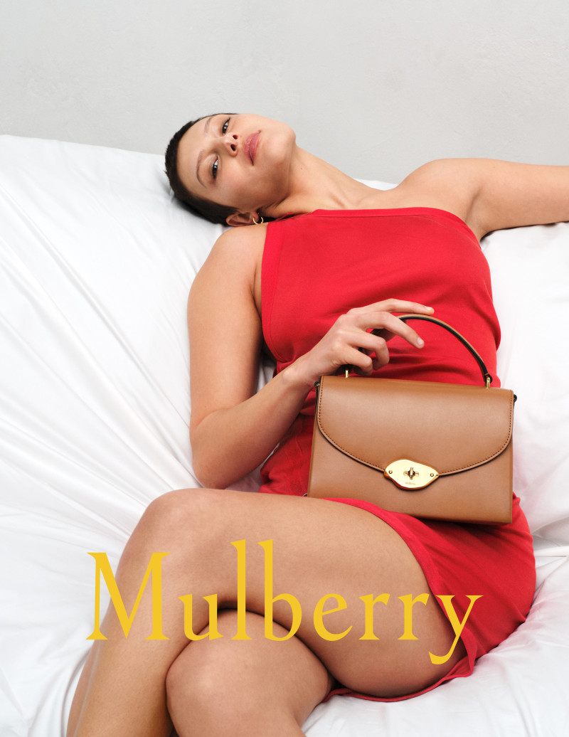 Celina Ralph featured in  the Mulberry advertisement for Summer 2024