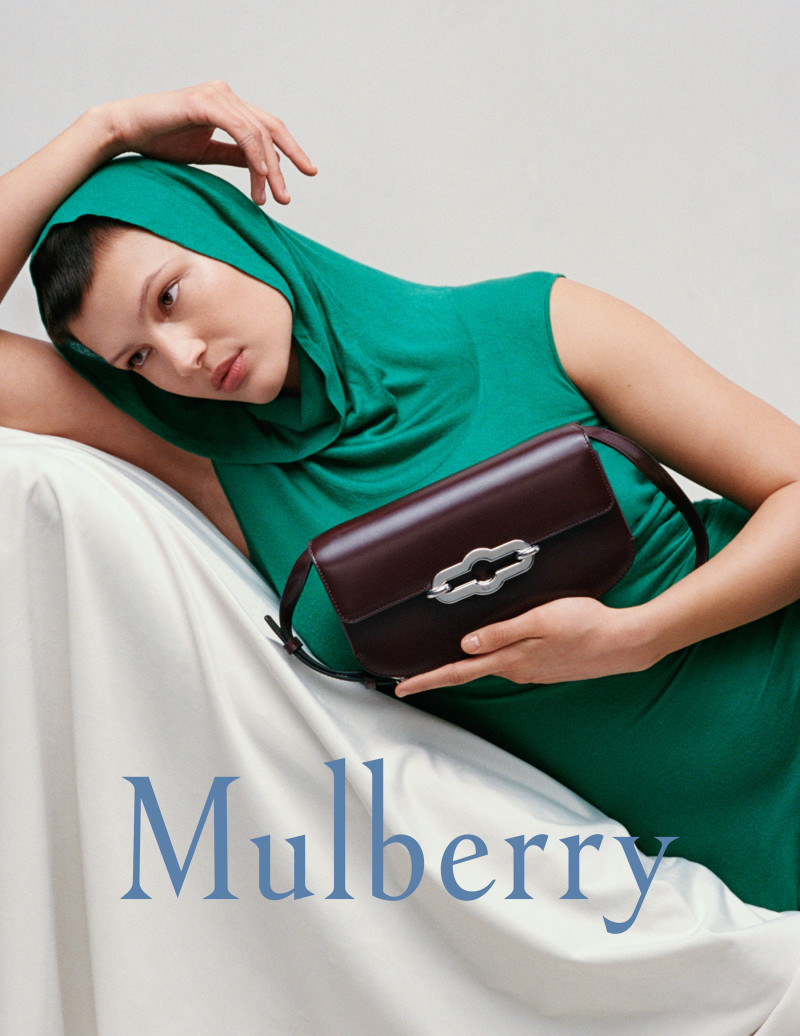 Celina Ralph featured in  the Mulberry advertisement for Summer 2024