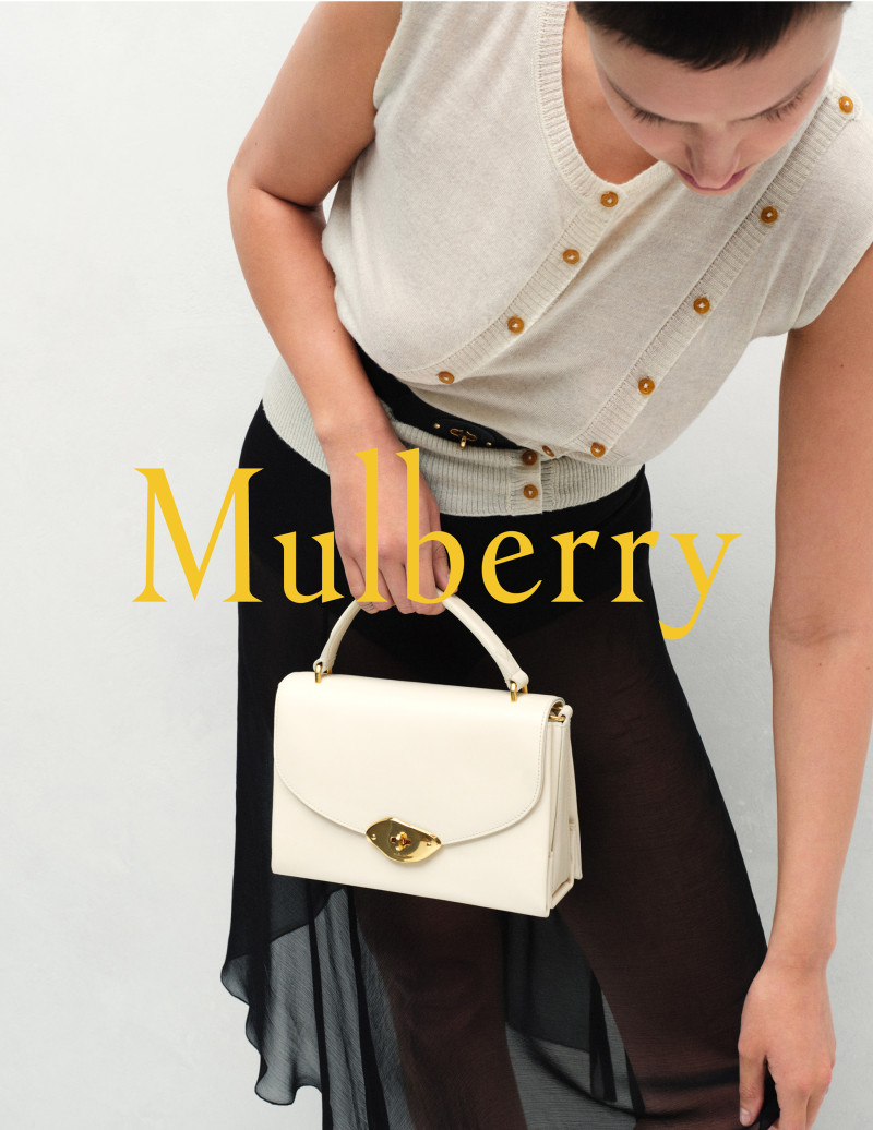 Celina Ralph featured in  the Mulberry advertisement for Summer 2024