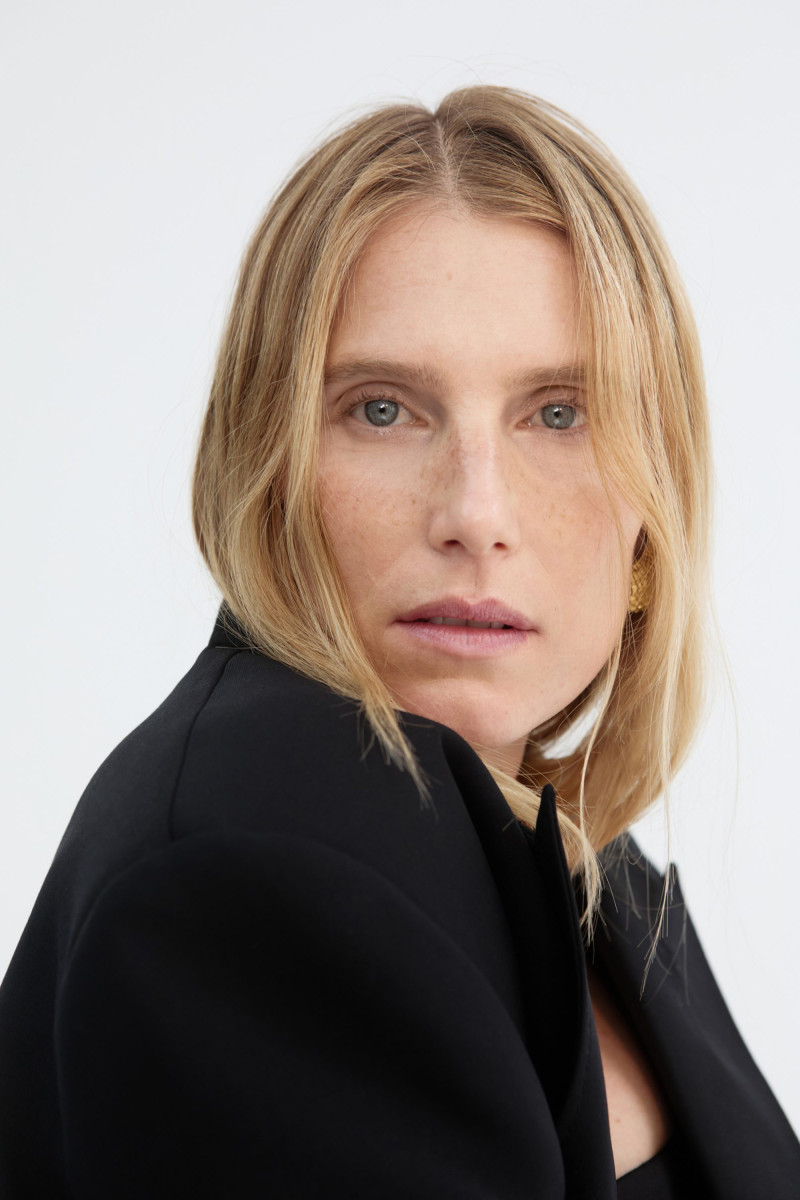 Dree Hemingway featured in  the Camilla & Marc advertisement for Pre-Fall 2024