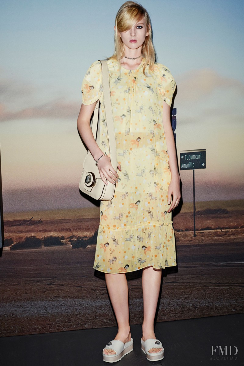 Nastya Sten featured in  the Coach fashion show for Spring/Summer 2015
