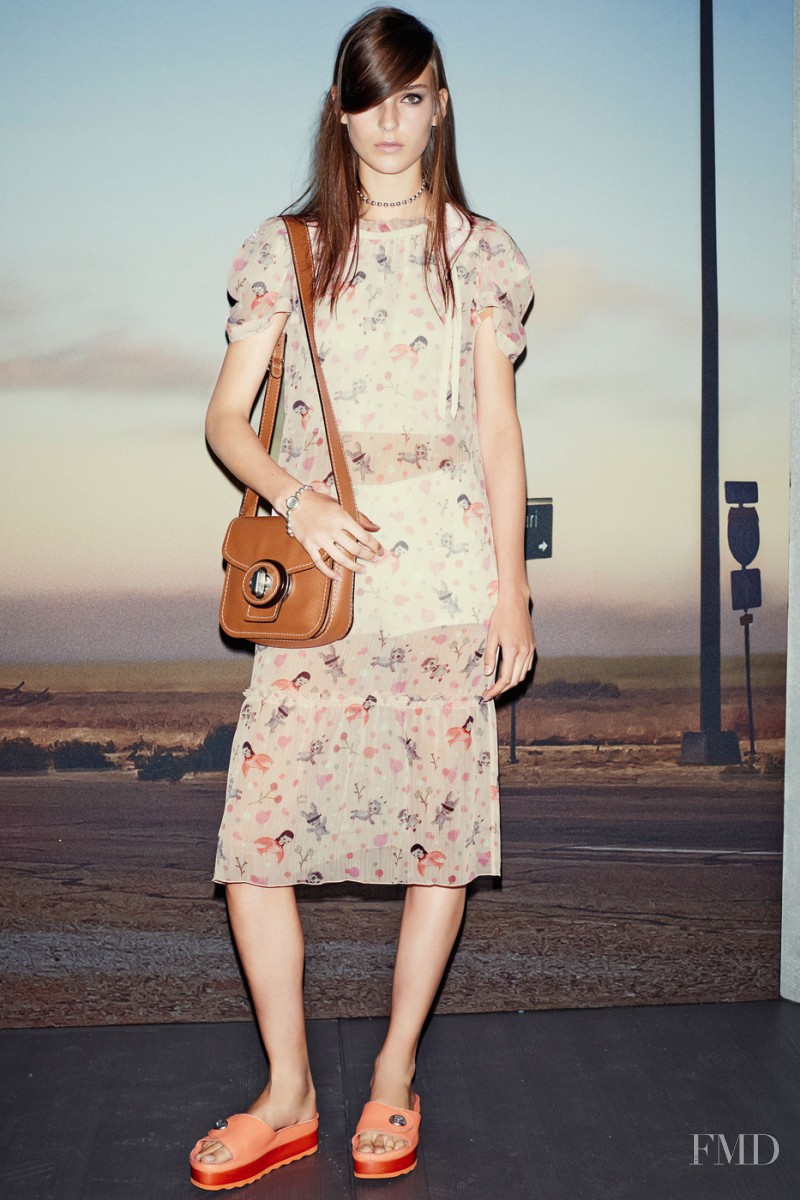 Julia Bergshoeff featured in  the Coach fashion show for Spring/Summer 2015