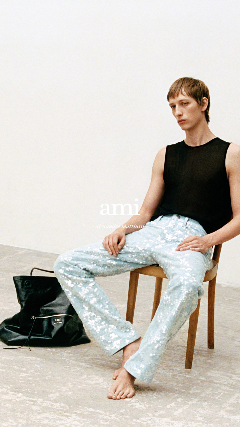 Ami Paris advertisement for Spring/Summer 2024