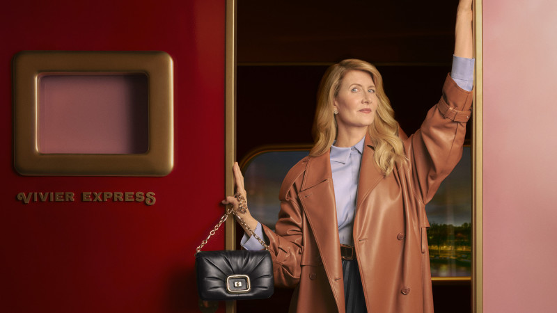 Roger Vivier Vivier Express - Icons Campaign featuring Laura Dern advertisement for Spring/Summer 2024