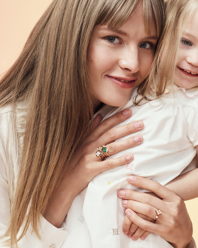 Sara Blomqvist featured in  the Louis Vuitton Louis Vuitton Mother\'s Day 2024 Campaign advertisement for Summer 2024