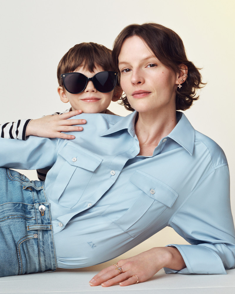 Sara Blomqvist featured in  the Louis Vuitton Louis Vuitton Mother\'s Day 2024 Campaign advertisement for Summer 2024