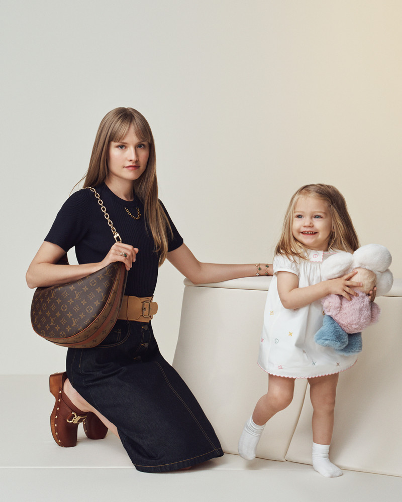 Sara Blomqvist featured in  the Louis Vuitton Louis Vuitton Mother\'s Day 2024 Campaign advertisement for Summer 2024
