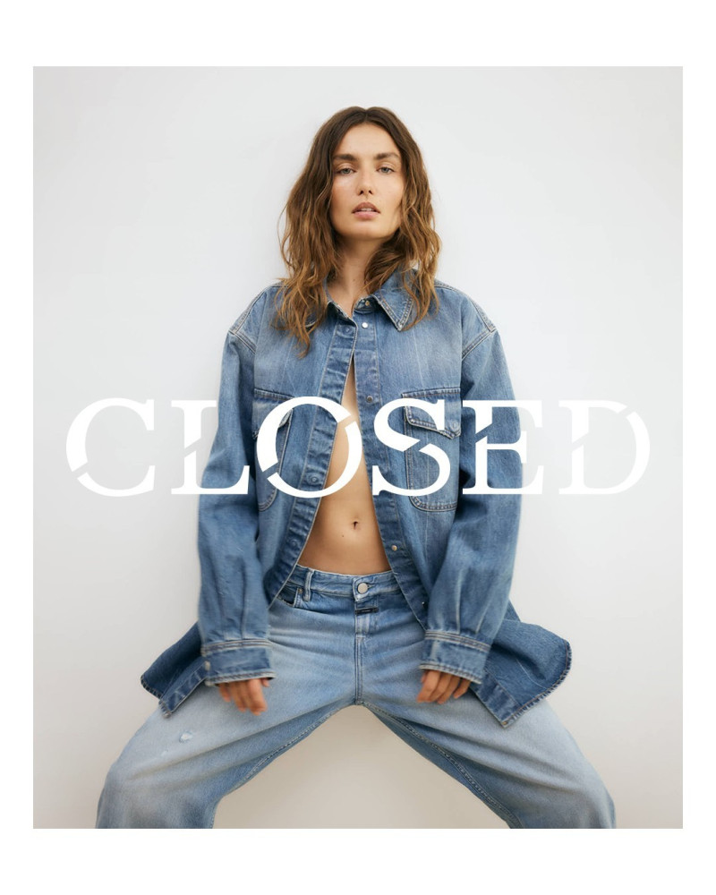 Andreea Diaconu featured in  the Closed advertisement for Summer 2024