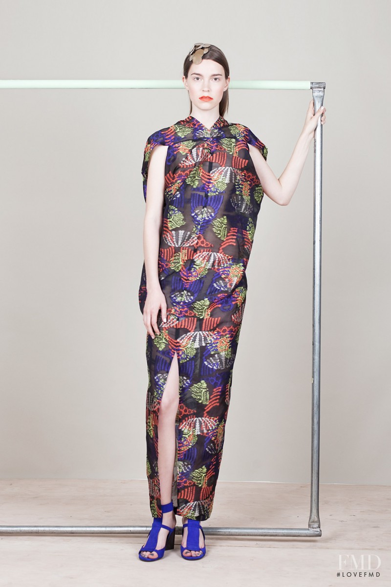 Eliza Hartmann featured in  the Zero + Maria Cornejo fashion show for Resort 2015