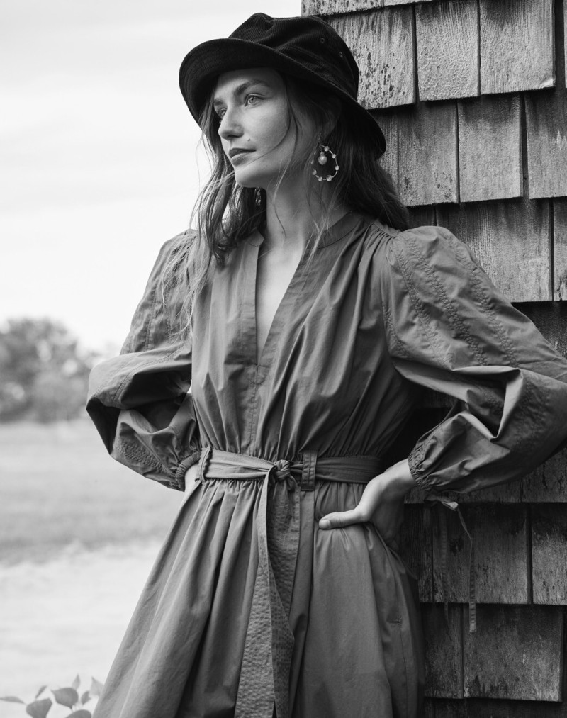 Andreea Diaconu featured in  the J.Crew advertisement for Autumn/Winter 2022