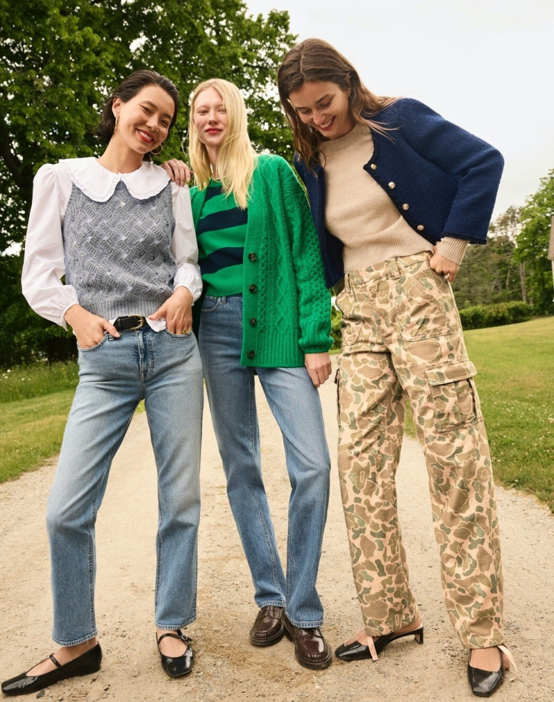 Andreea Diaconu featured in  the J.Crew advertisement for Autumn/Winter 2022