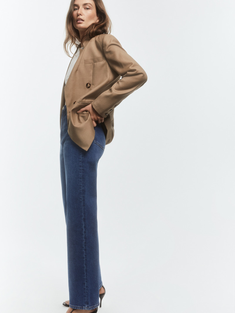 Andreea Diaconu featured in  the Reformation lookbook for Autumn/Winter 2022