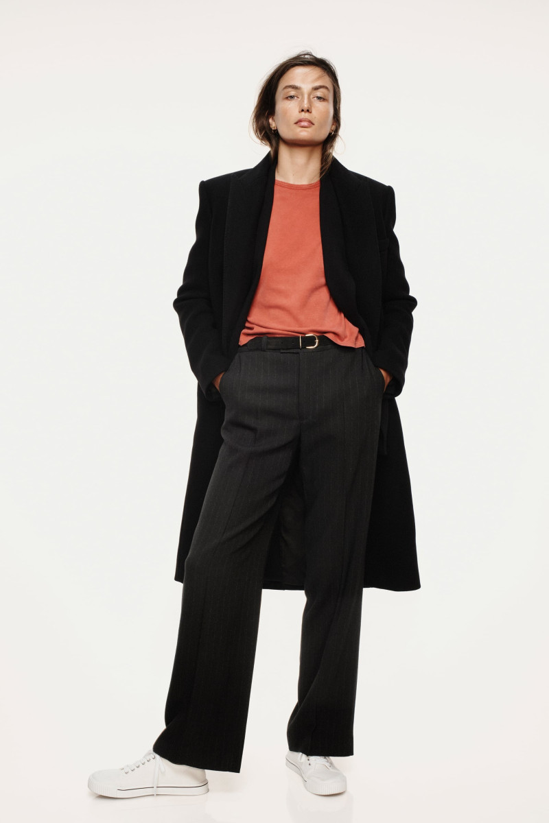 Andreea Diaconu featured in  the Zara Into the Classics  lookbook for Autumn/Winter 2022