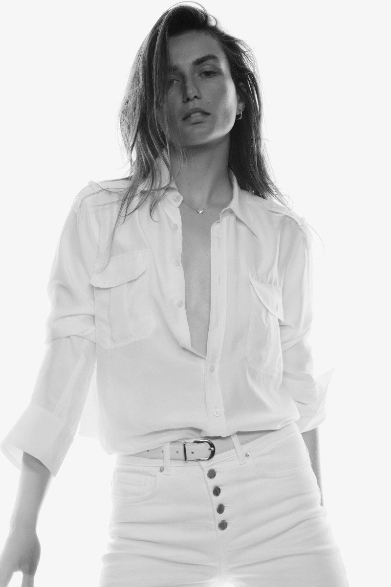 Andreea Diaconu featured in  the Zara Into the Classics  lookbook for Autumn/Winter 2022