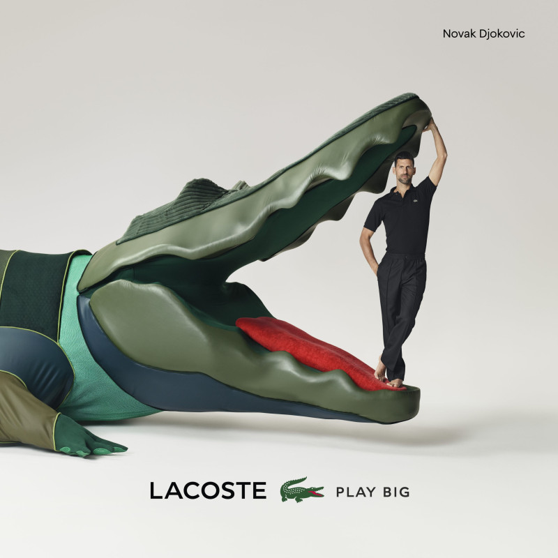 Lacoste Play Big 2024 Campaign advertisement for Spring 2024