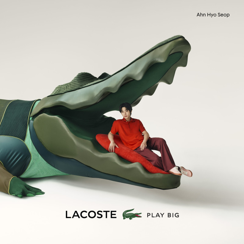 Lacoste Play Big 2024 Campaign advertisement for Spring 2024