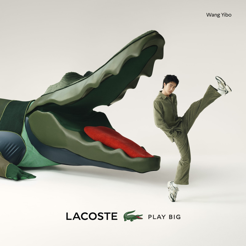 Lacoste Play Big 2024 Campaign advertisement for Spring 2024