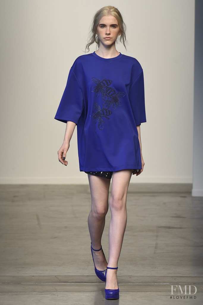 Gisele Pletzer featured in  the Kye fashion show for Spring/Summer 2015
