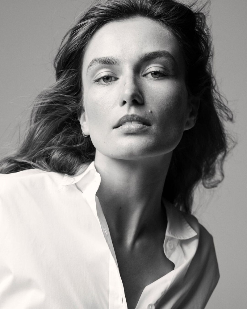 Andreea Diaconu featured in  the Closed advertisement for Spring/Summer 2022