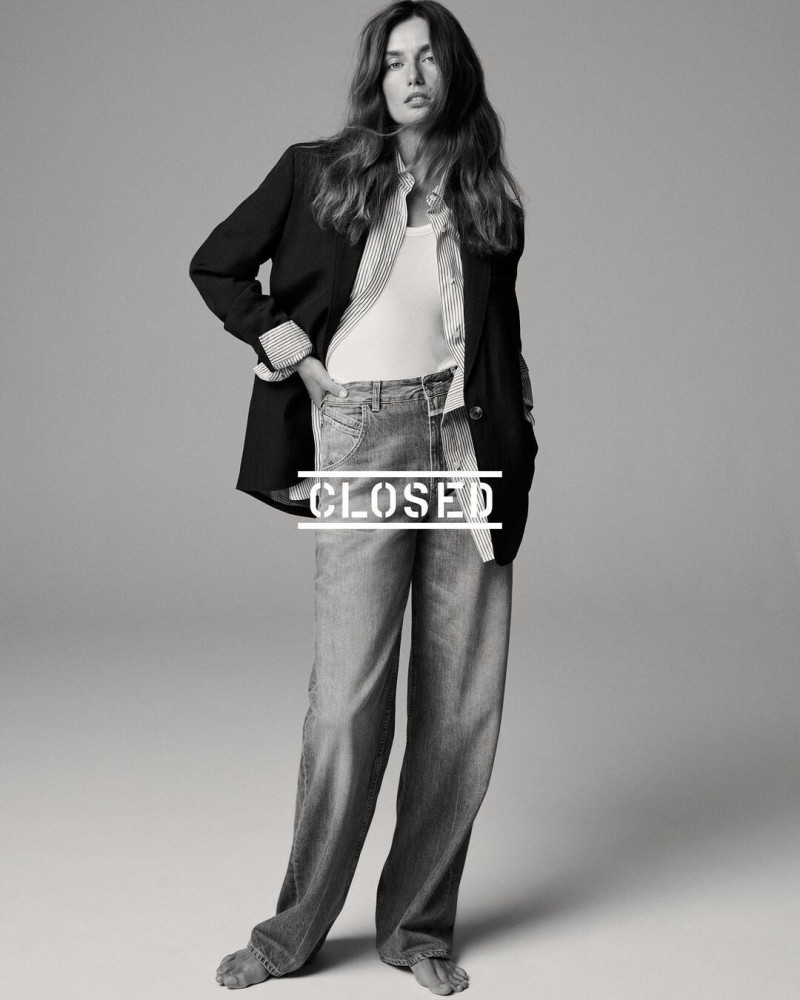 Andreea Diaconu featured in  the Closed advertisement for Spring/Summer 2022