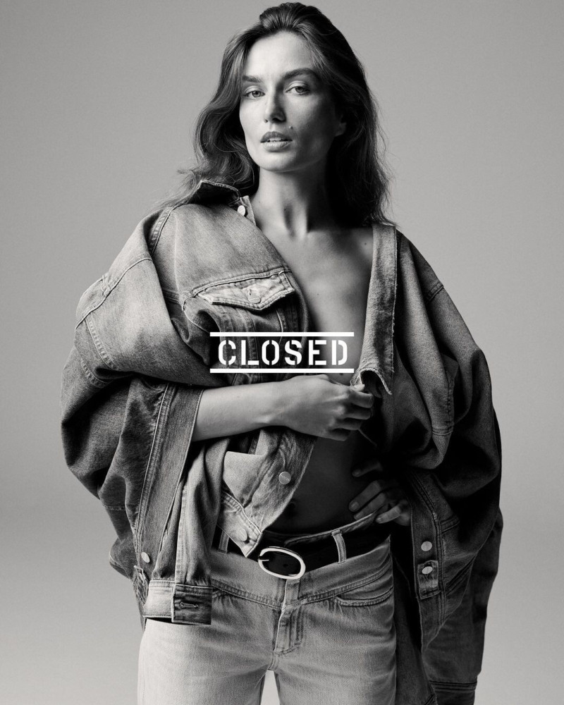 Andreea Diaconu featured in  the Closed advertisement for Spring/Summer 2022