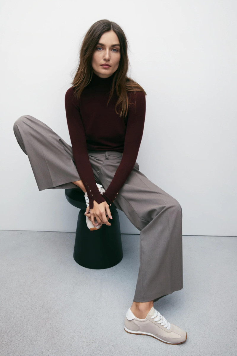 Andreea Diaconu featured in  the Zara catalogue for Spring/Summer 2021