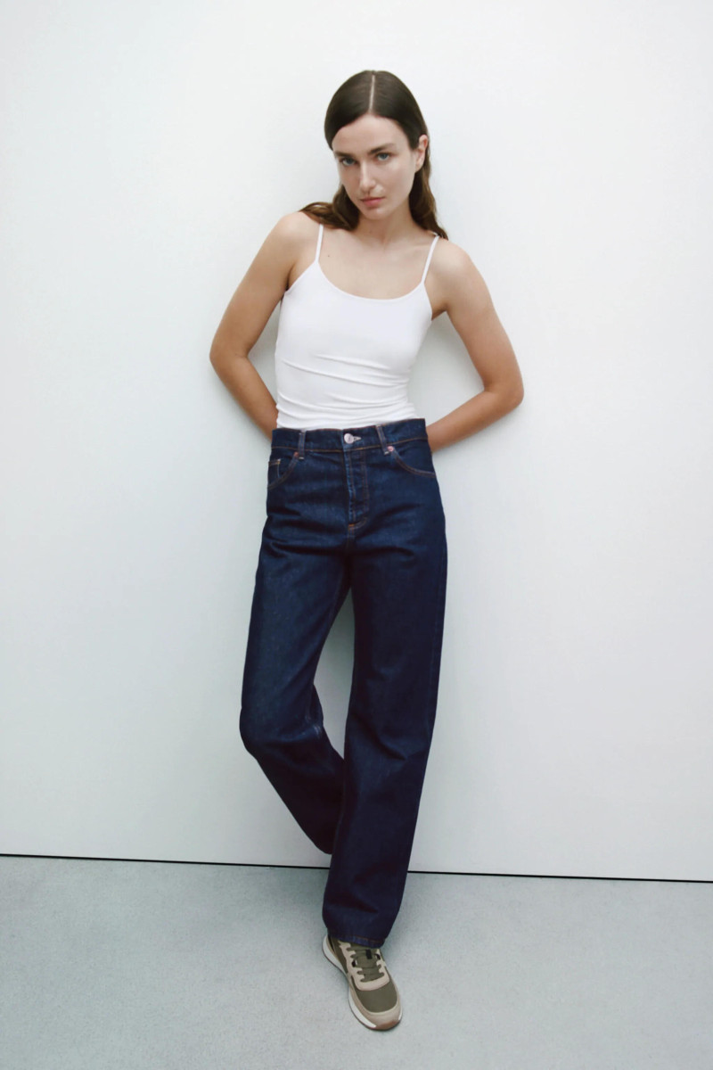 Andreea Diaconu featured in  the Zara catalogue for Spring/Summer 2021