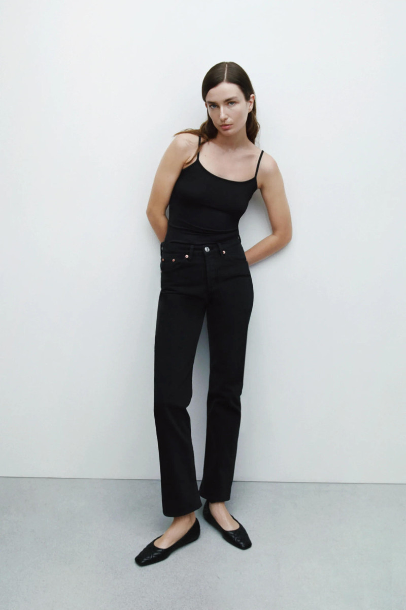 Andreea Diaconu featured in  the Zara catalogue for Spring/Summer 2021