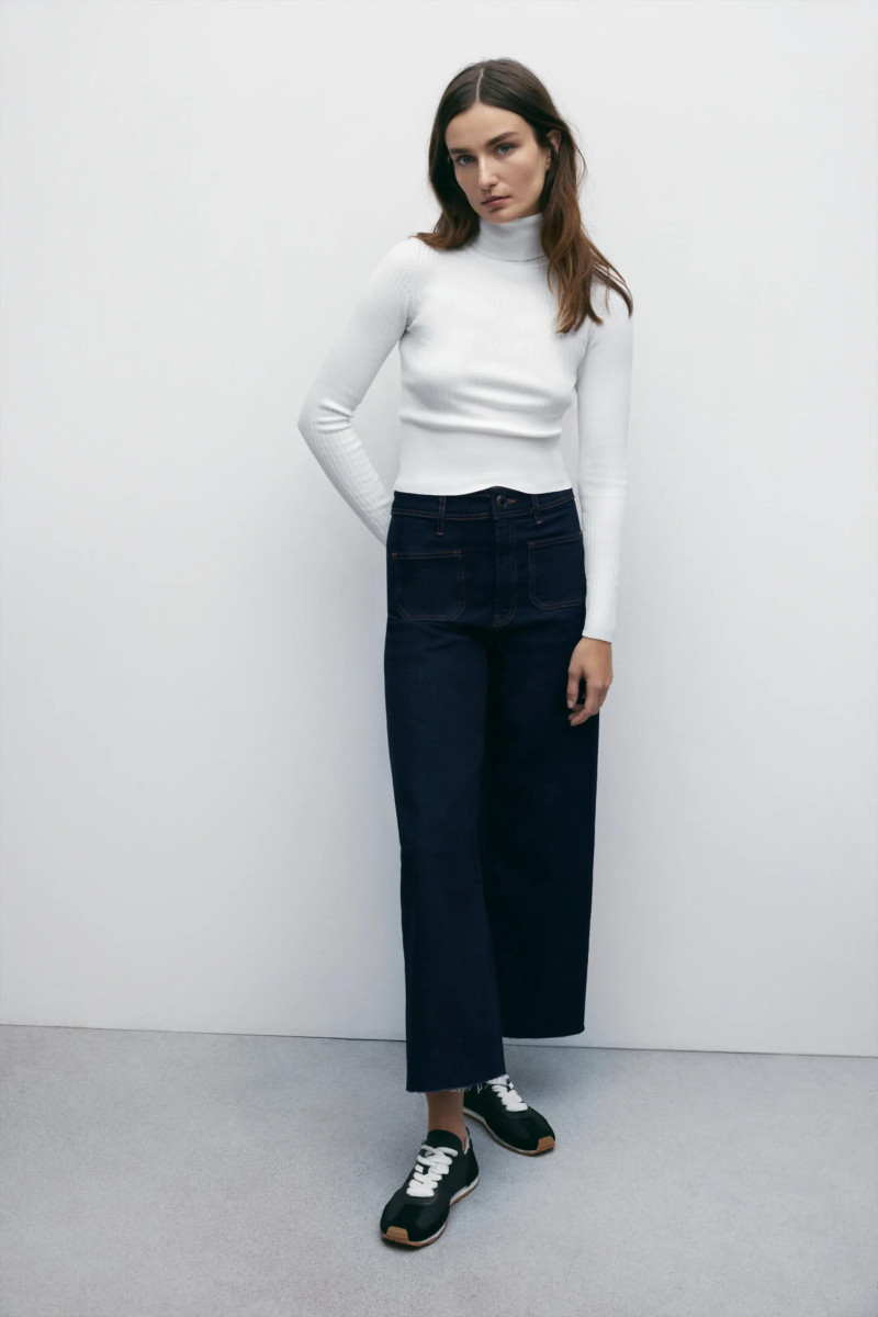 Andreea Diaconu featured in  the Zara catalogue for Spring/Summer 2021