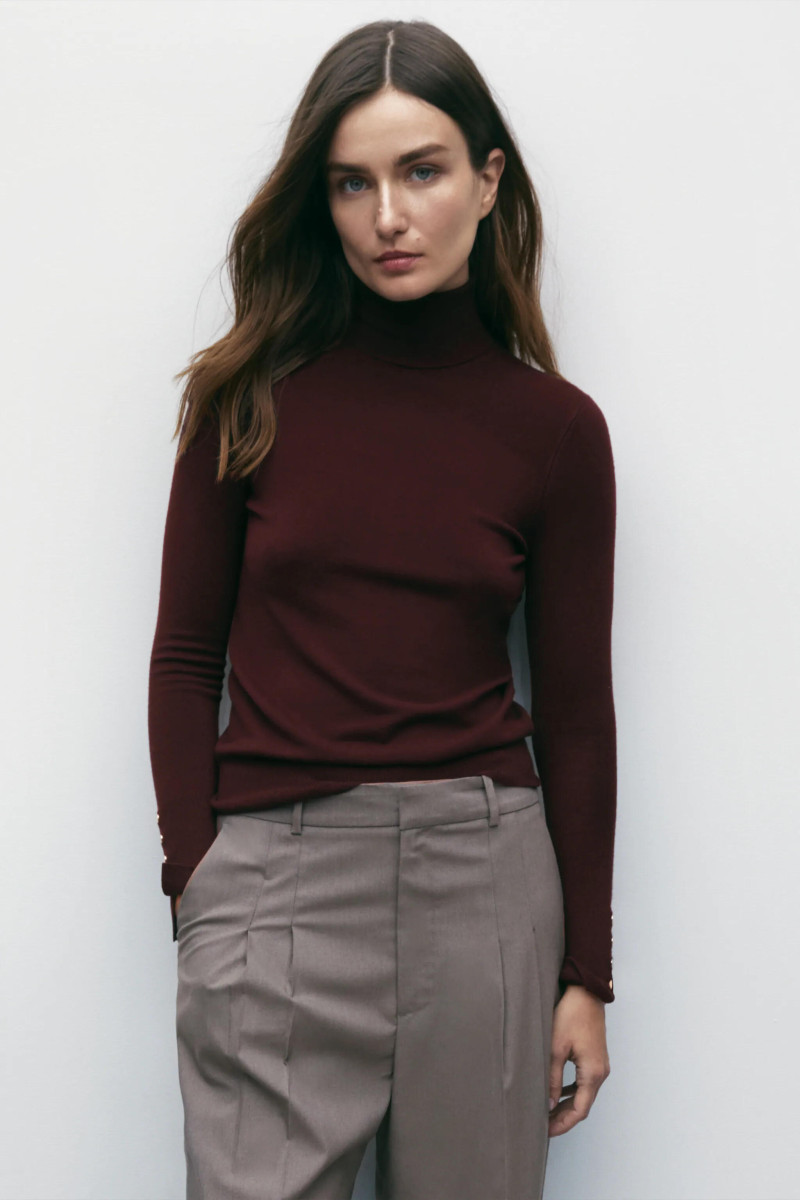 Andreea Diaconu featured in  the Zara catalogue for Spring/Summer 2021