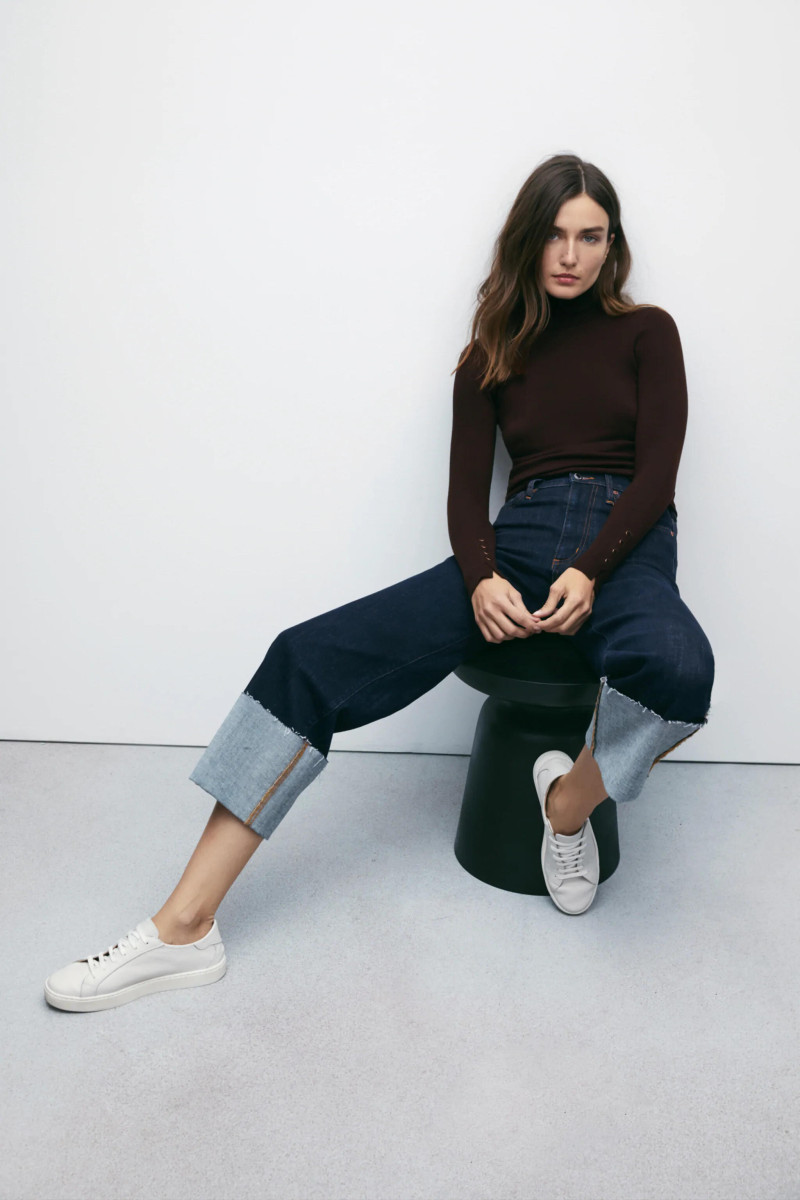 Andreea Diaconu featured in  the Zara catalogue for Spring/Summer 2021