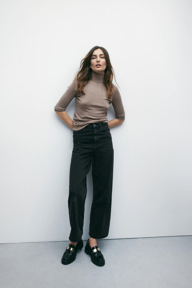 Andreea Diaconu featured in  the Zara catalogue for Spring/Summer 2021